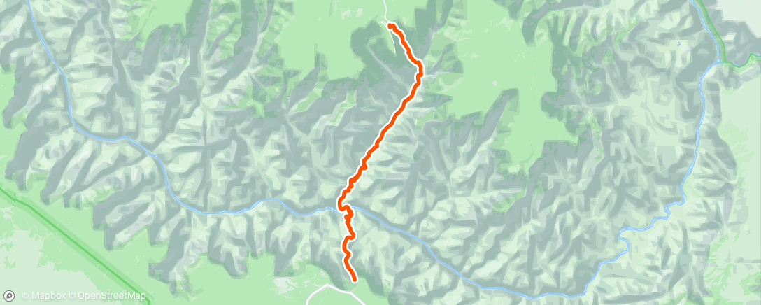 Map of the activity, Morning Run