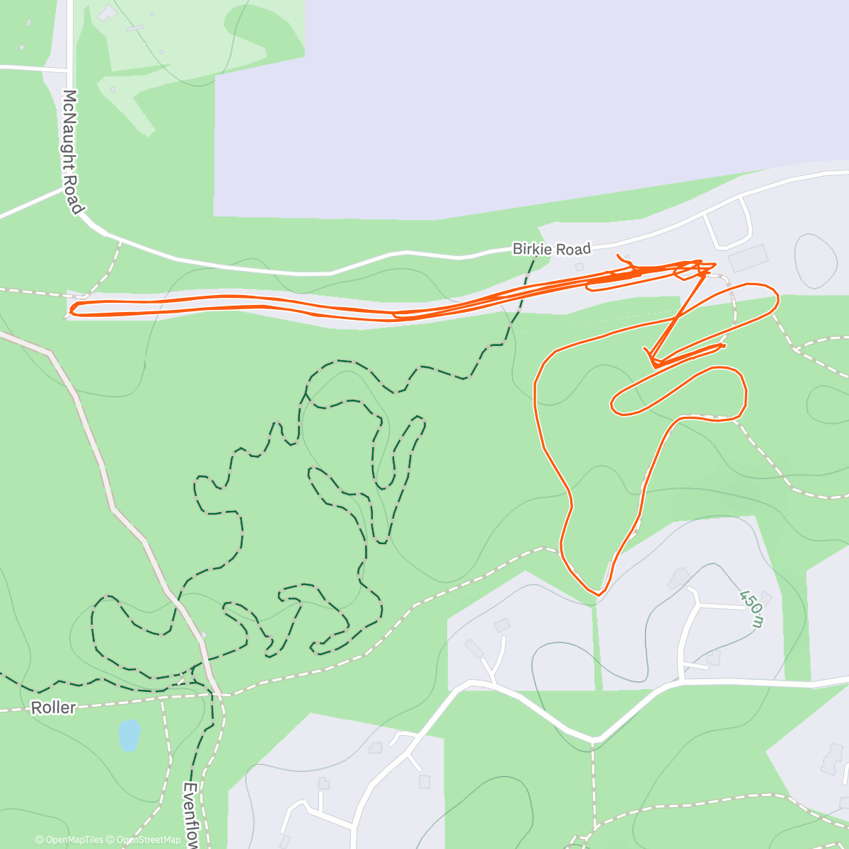 Map of the activity, Cable Sprints P.15