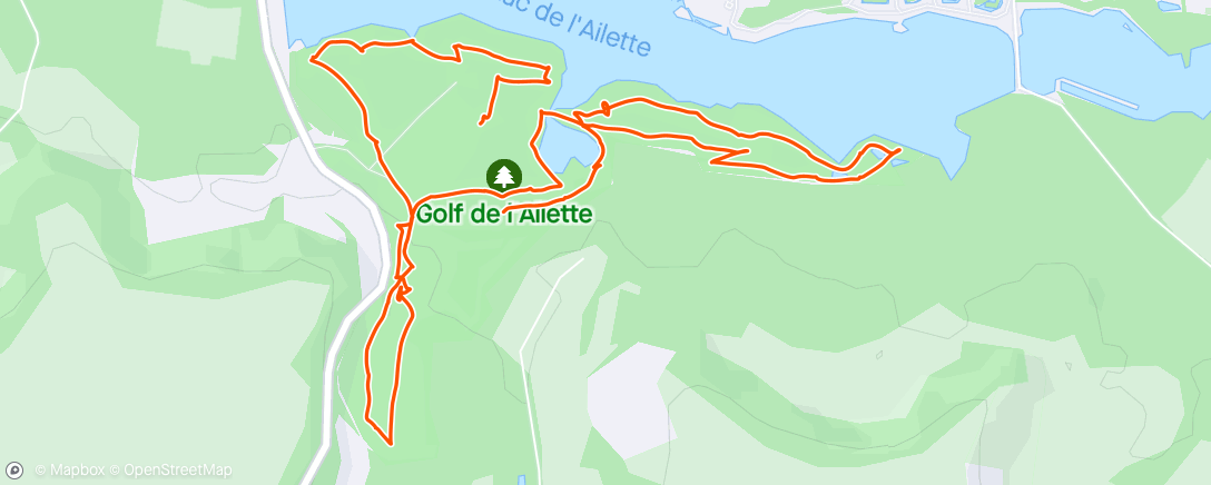 Map of the activity, Coupe du Clos 47