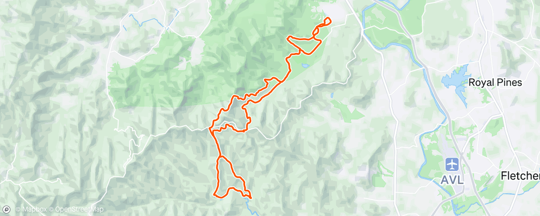 Map of the activity, Evening E-Mountain Bike Ride