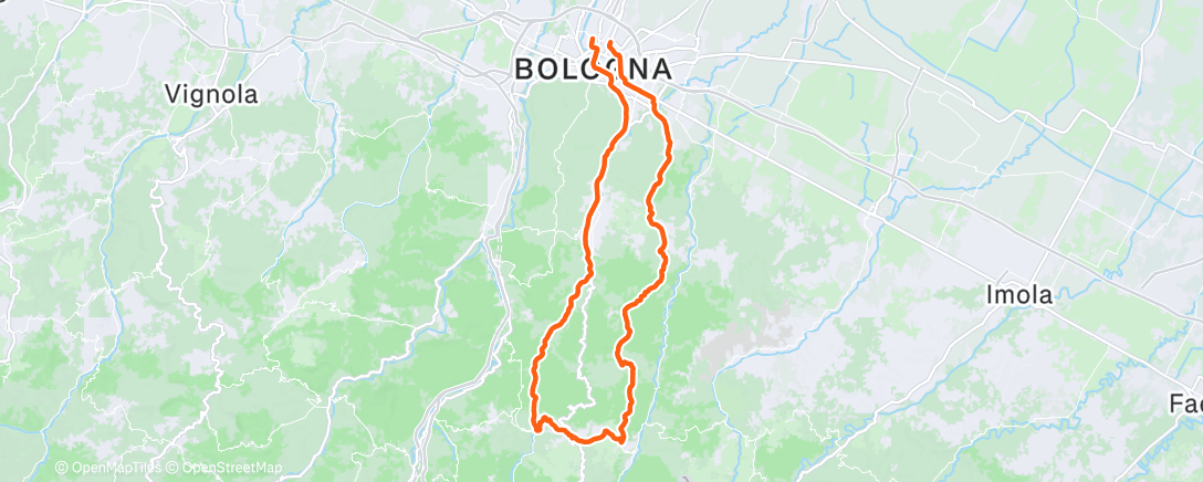 Peta aktivitas, Afternoon Ride