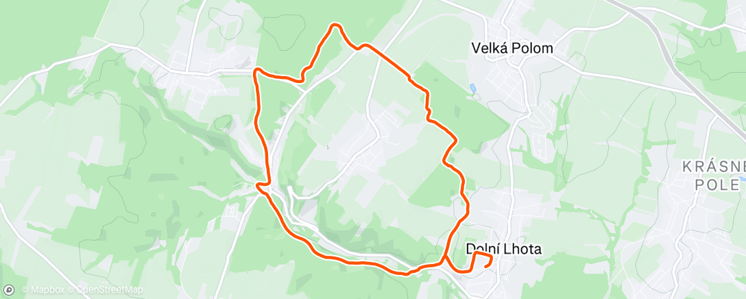 Mapa de la actividad, Lunch Walk