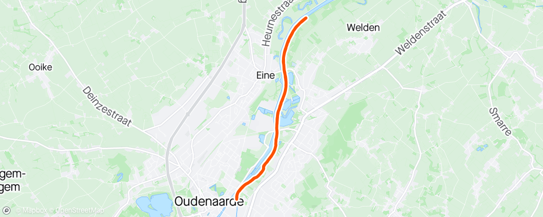 Mapa de la actividad (Namiddagwandeling)