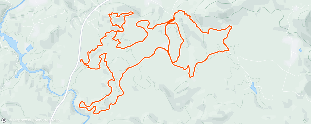 Map of the activity, DuPont with Coach Nick