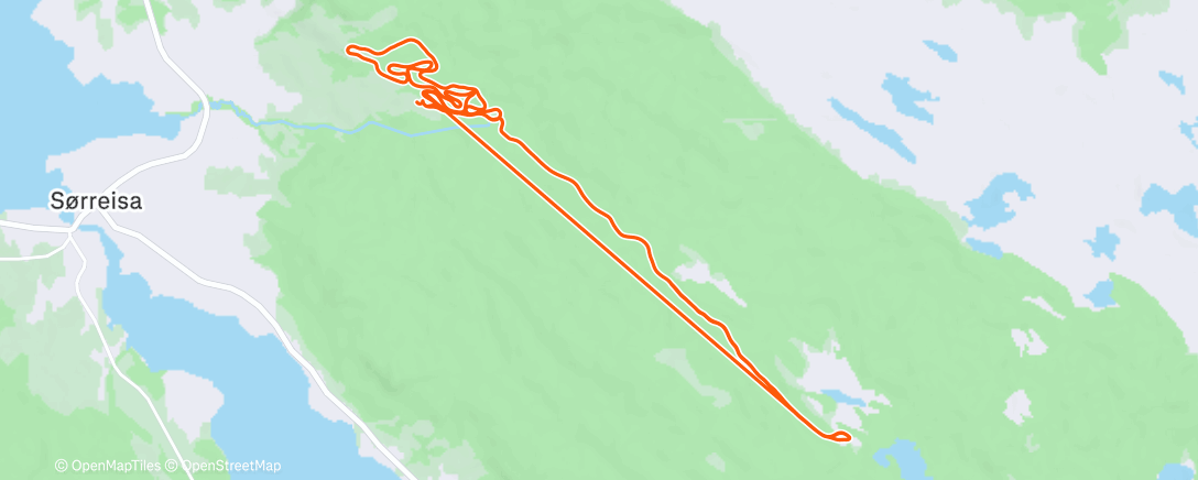 Map of the activity, Skøyting