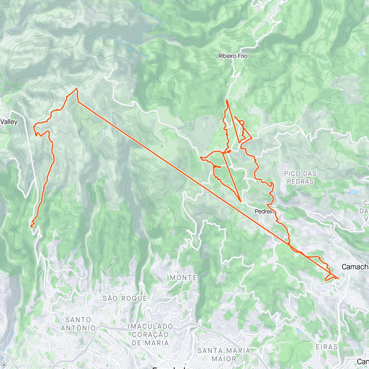 Mapa de la actividad, Madeira Day 5 - Hike-a-bike Finale!