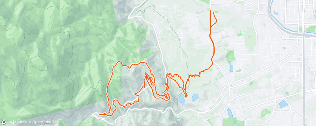 Map of the activity, Morning Ride