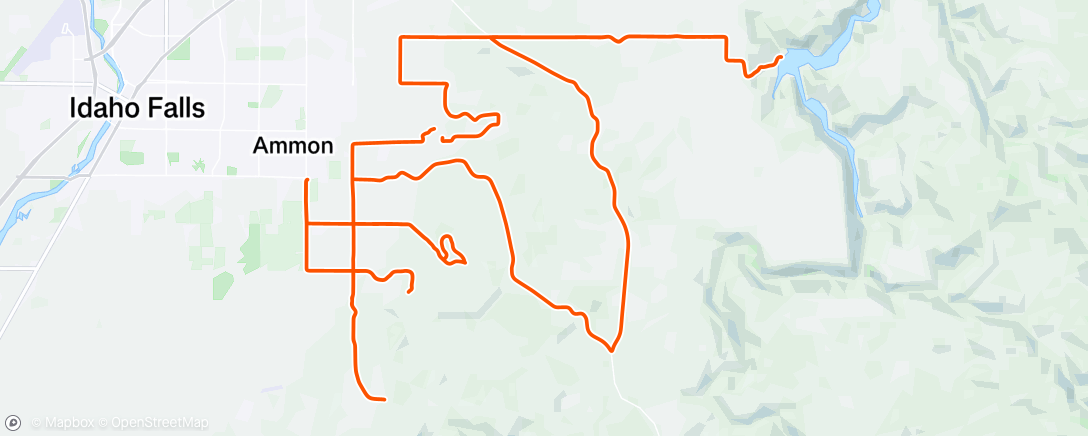 Map of the activity, Climbing w Aaron