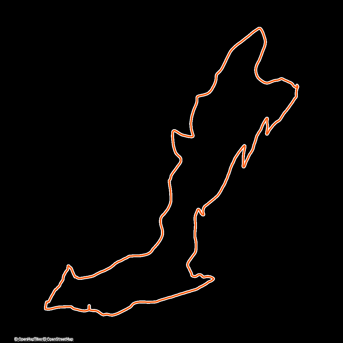 Map of the activity, Morning Walk