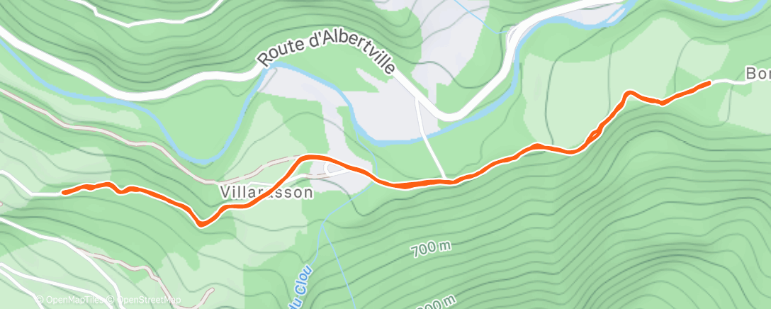 Map of the activity, Before raclette back a la montagne ⛰️