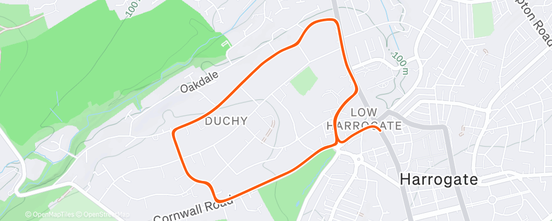 Map of the activity, Zwift - FTP Ramp Test on Queen's Highway in Yorkshire