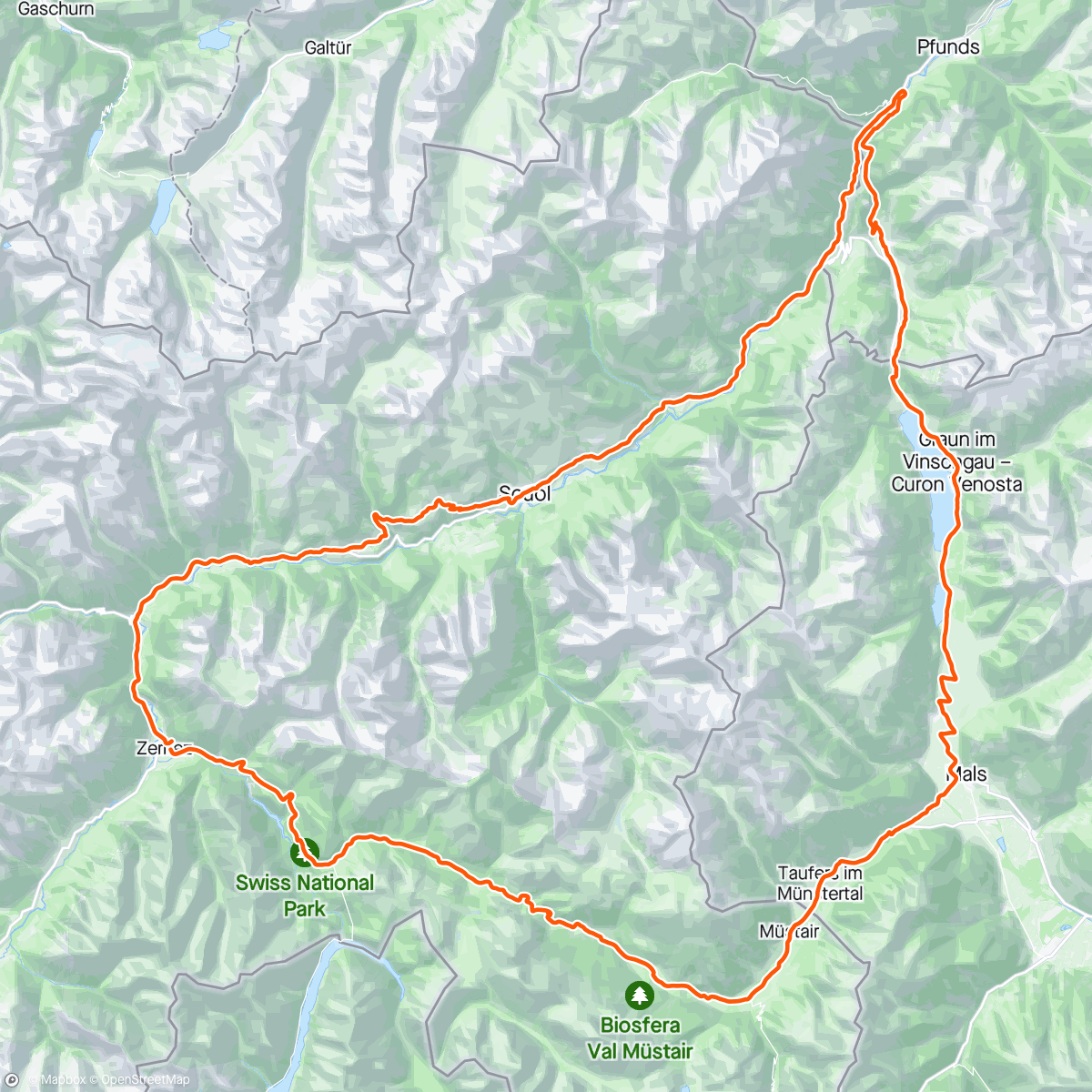 Map of the activity, First Swiss mountains of 2024 🥰