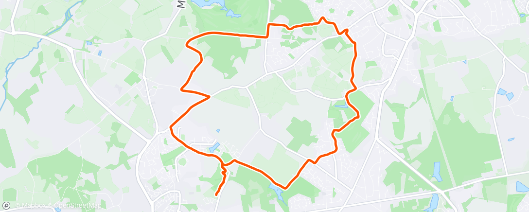 Map of the activity, 10x 3' @ 93-98% CP w/ 60s RI