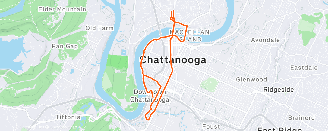 Map of the activity, Ry Ry and Tina mama chatt-aventure