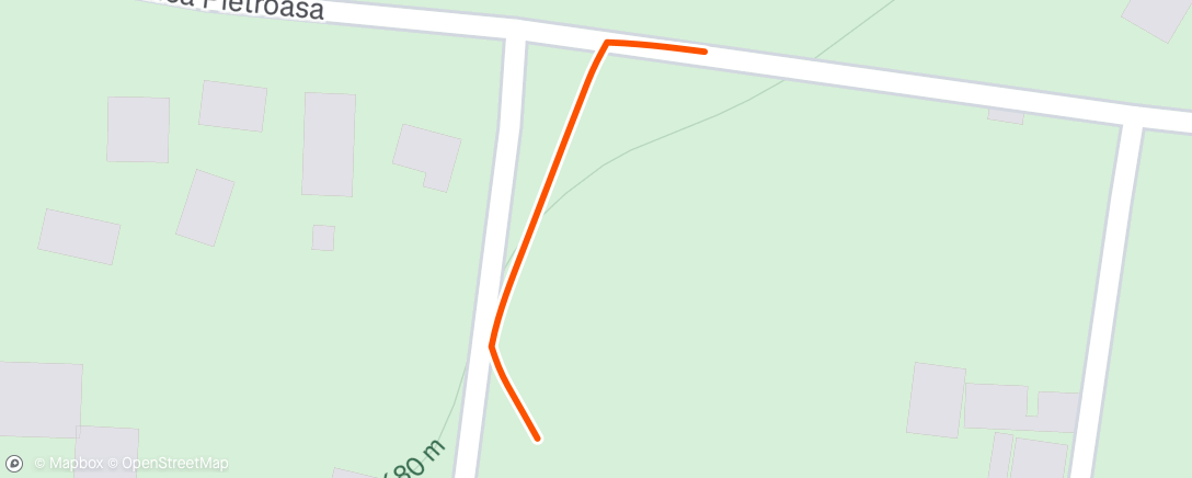 Map of the activity, Night Walk