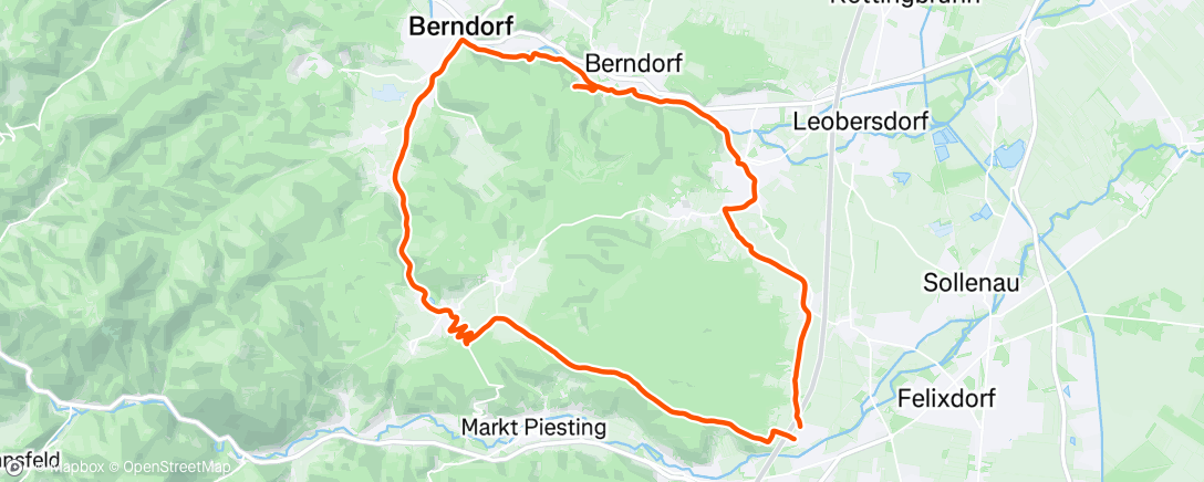 Map of the activity, Heute mal eine meiner Bergziegen ausgeführt 🐐