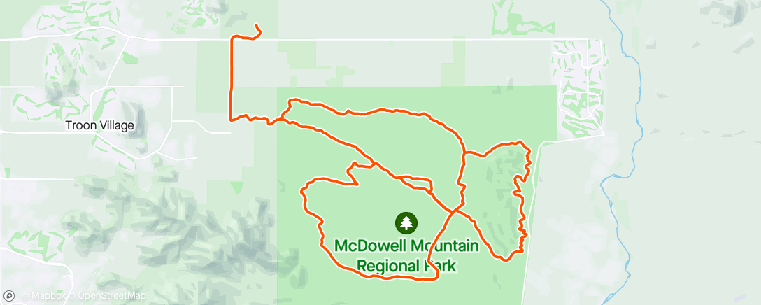 Map of the activity, McDowell 🌵
