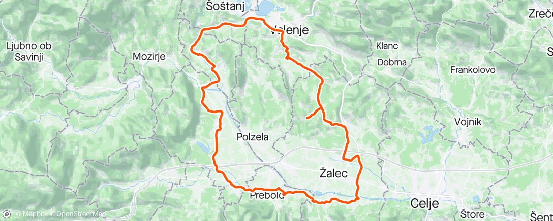 Mapa de la actividad, Šaleško-Savinjska