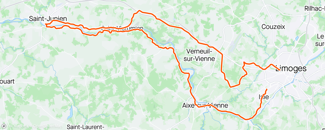 Map of the activity, Balade contre le vent 💨🚲