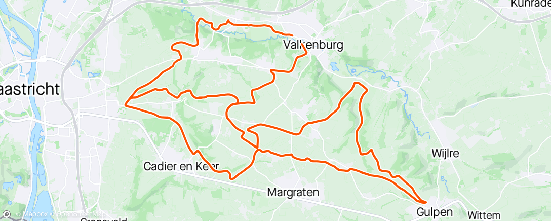 Map of the activity, Gravel Limburg