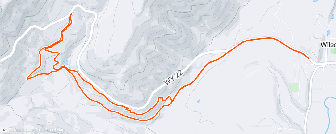 Map of the activity, Afternoon Ride