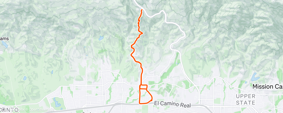 Map of the activity, A Good Friday for Old San Marcos