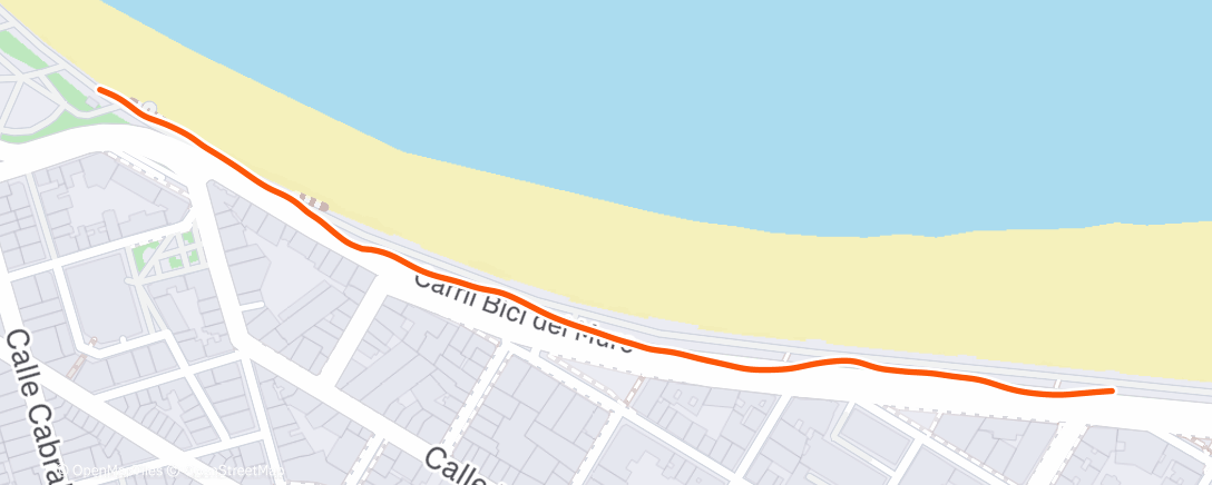 Карта физической активности (Carrera de tarde)