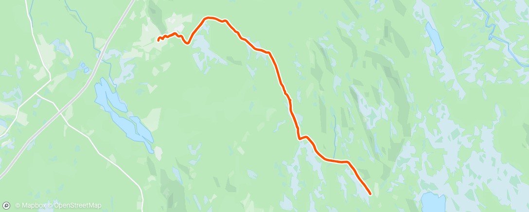 Map of the activity, Påskens eneste skitur.. ☀️