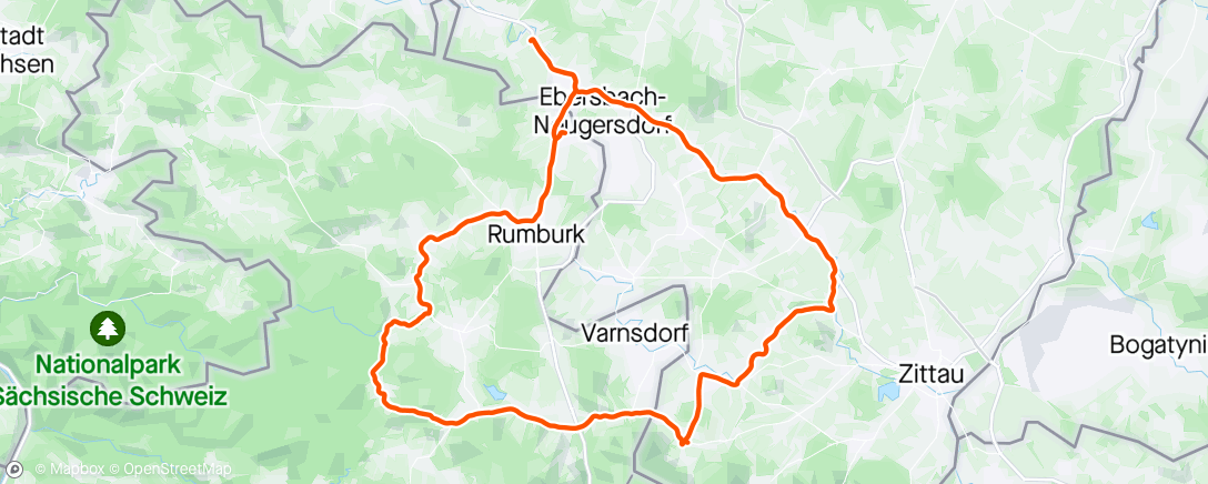 Map of the activity, 14/04/24 - Waltersdorf