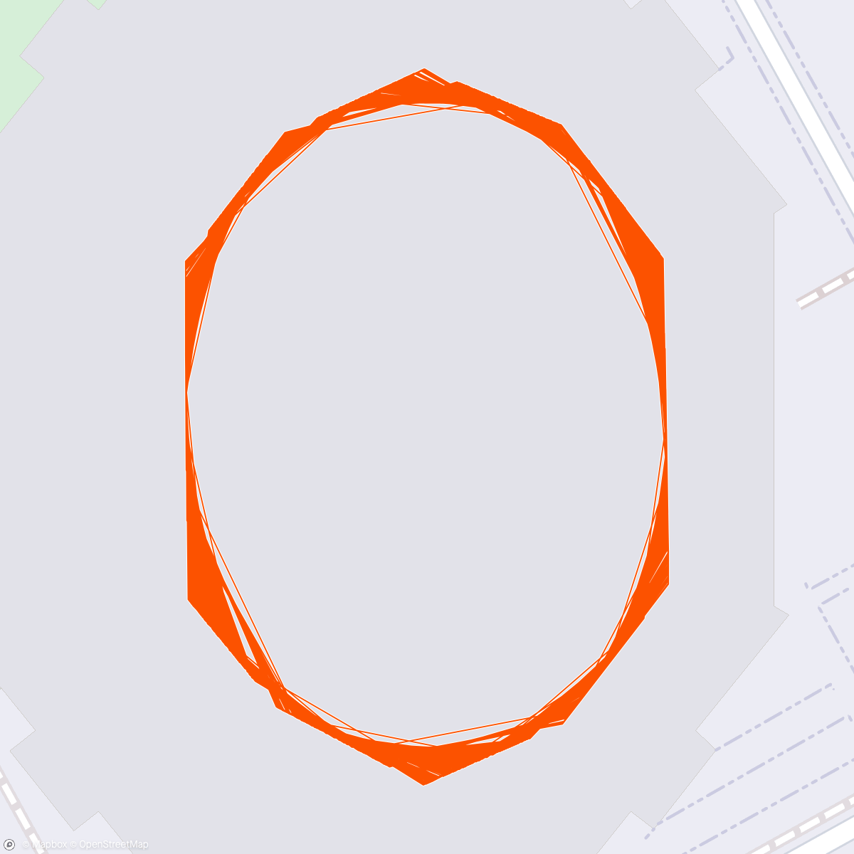 Map of the activity, after-work 50K BKOOL - Luis Puig Velodrome (aerobic)