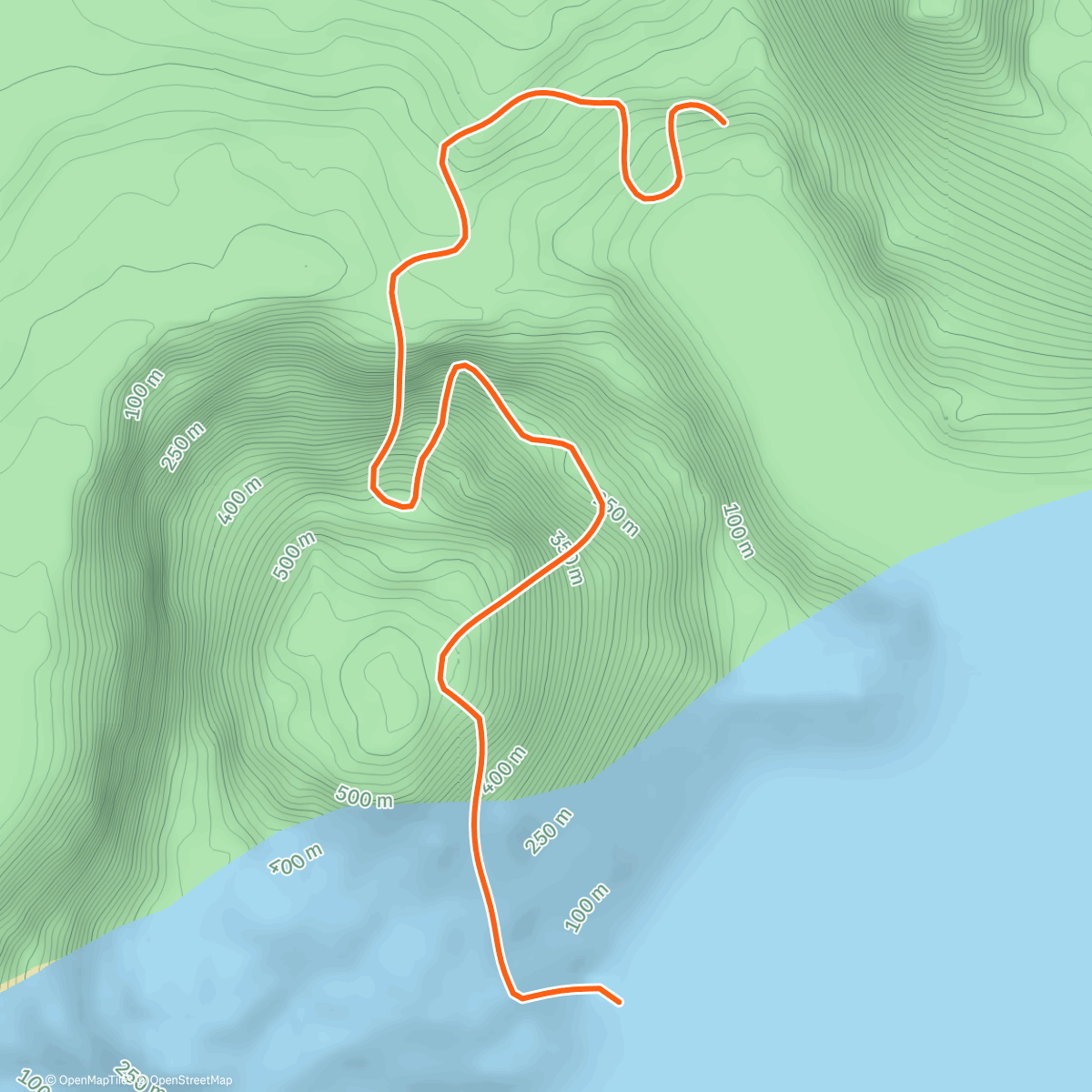 Карта физической активности (Zwift - Repack Rush in Watopia)