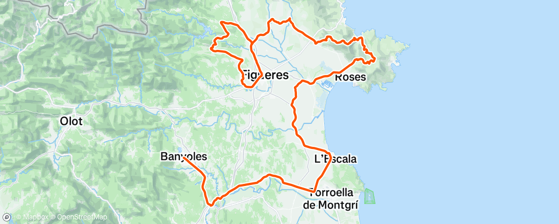 Map of the activity, Volta Catalunya 🇪🇸 #2