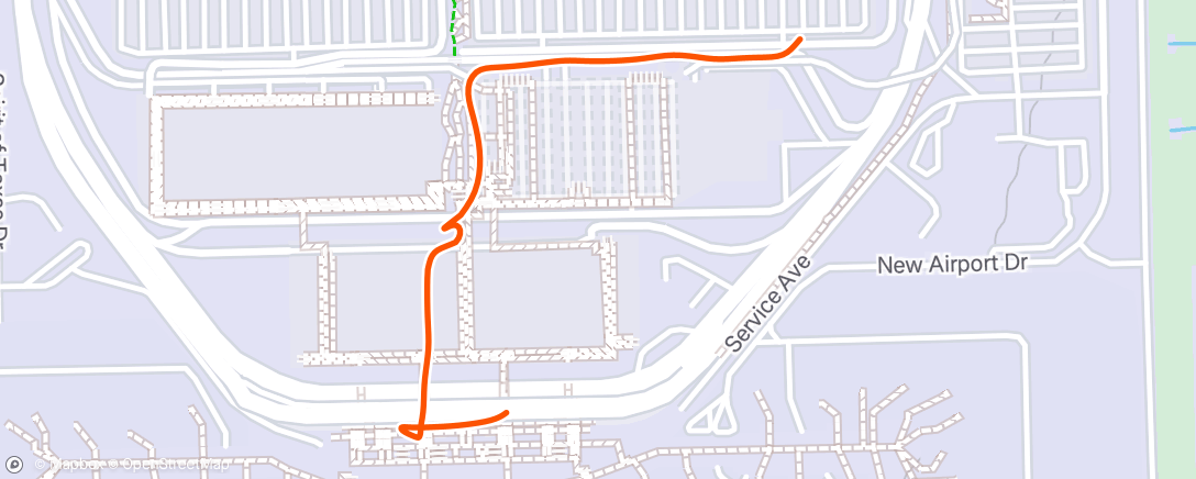 Map of the activity, Morning Walk