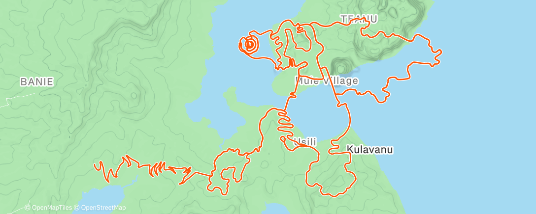 Map of the activity, Zwift - The Uber Pretzel in Watopia