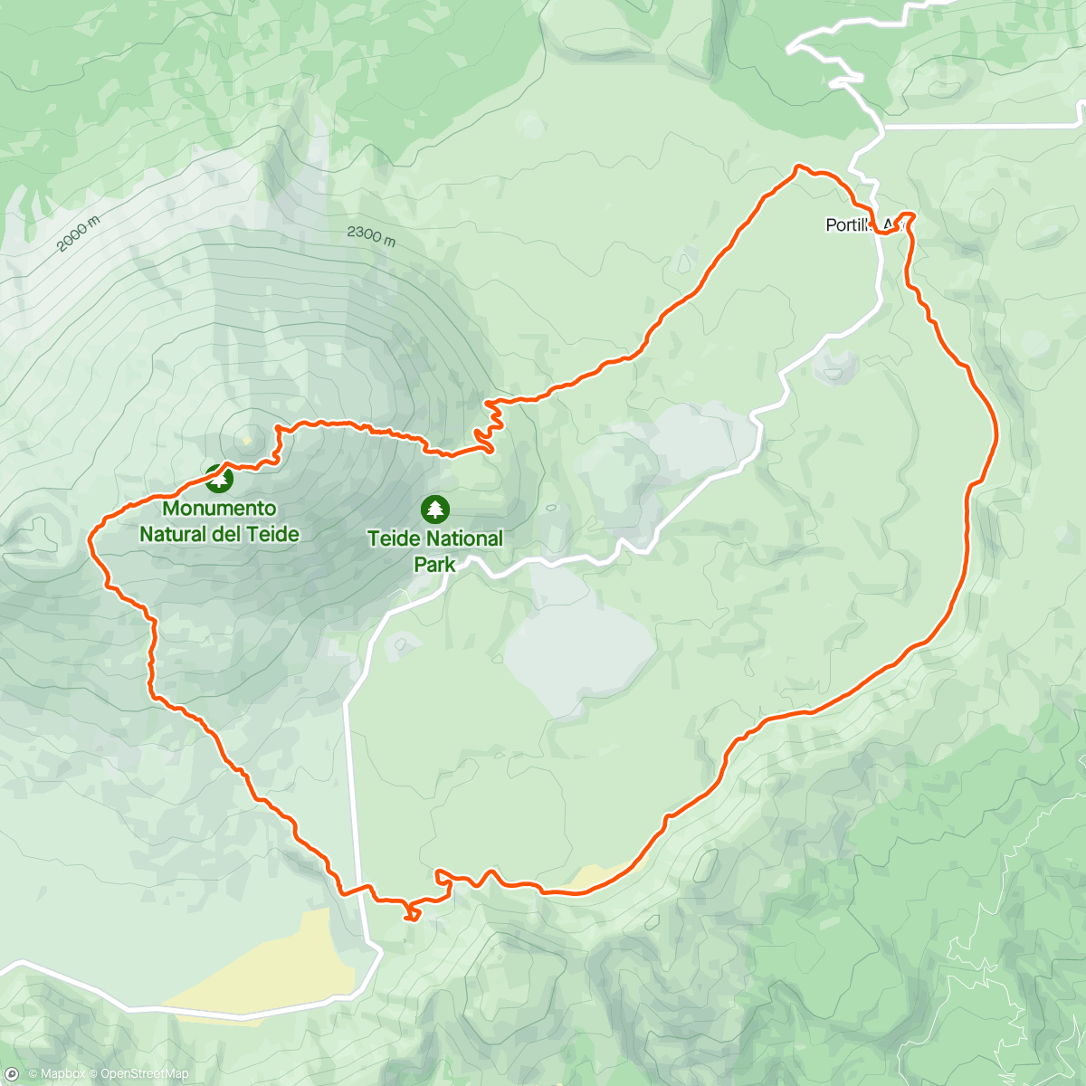 Map of the activity, Beautiful volcano loop 🌋