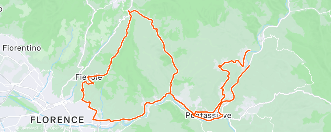 Карта физической активности (Morning Ride)