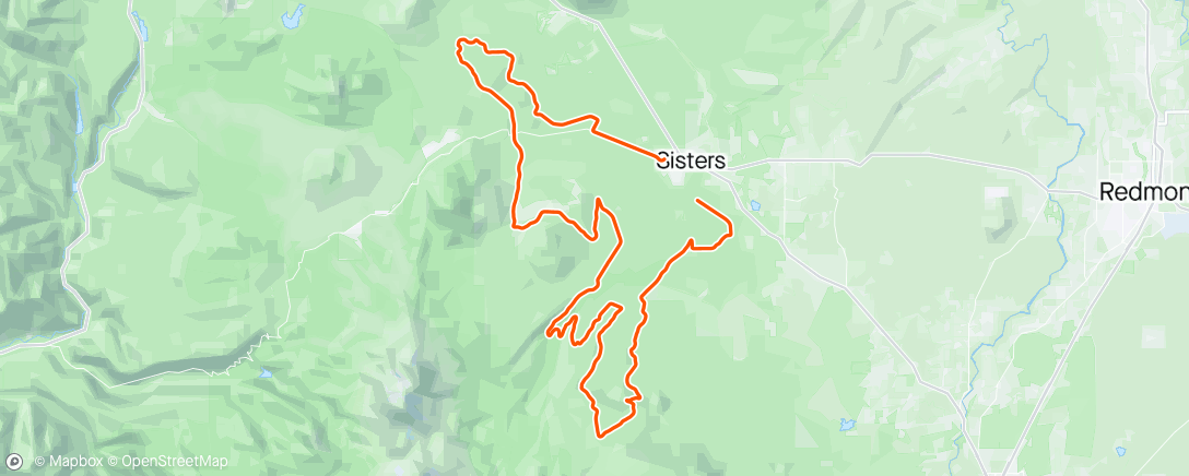 Map of the activity, Cascade Gravel Grinder: women overall 🥇