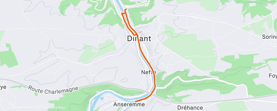 Map of the activity, Recovery & Sunrise