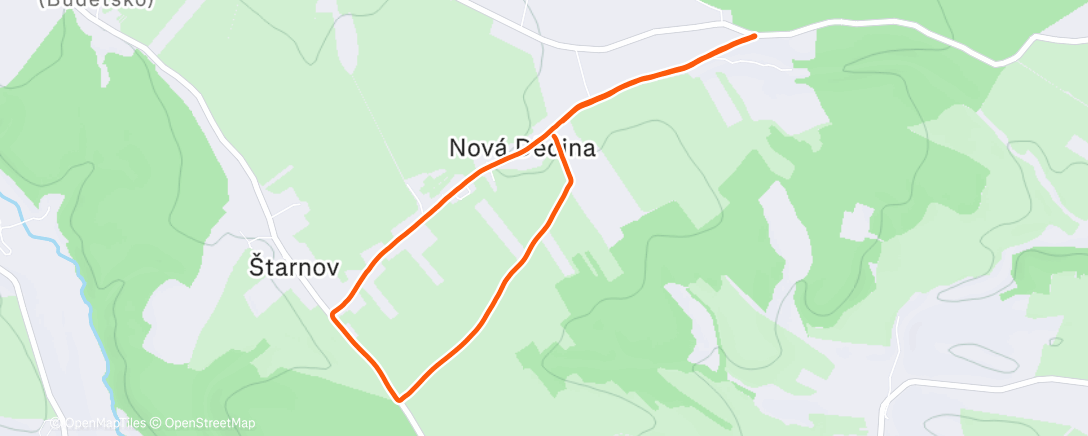 Карта физической активности (Morning Run)