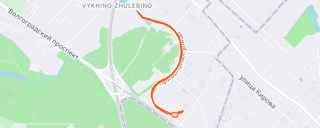 Карта физической активности (Утренний забег)