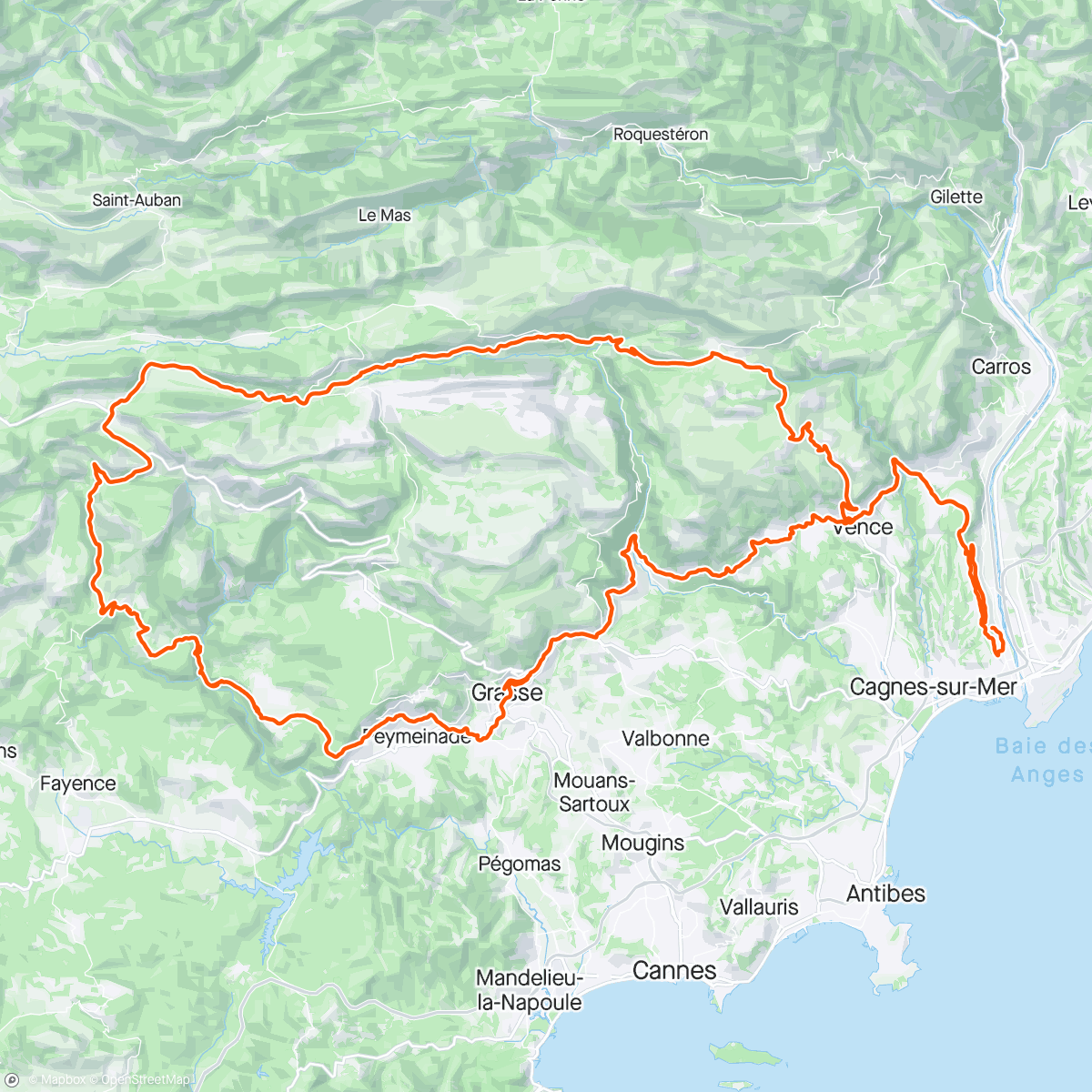 Map of the activity, Le Haut Var 😍