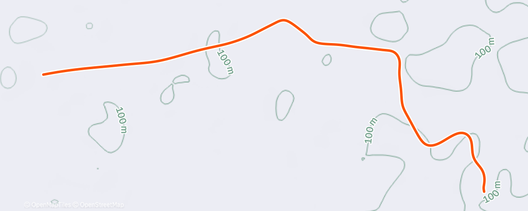Map of the activity, MyWhoosh - Al Qudra