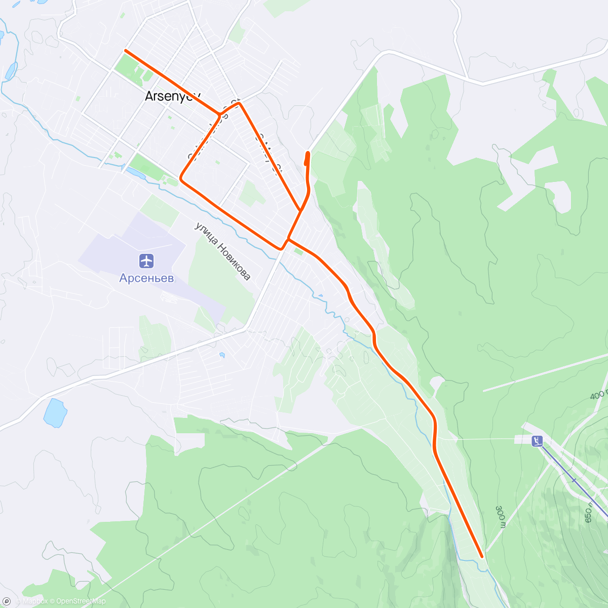 Map of the activity, Па-шасссе🚴