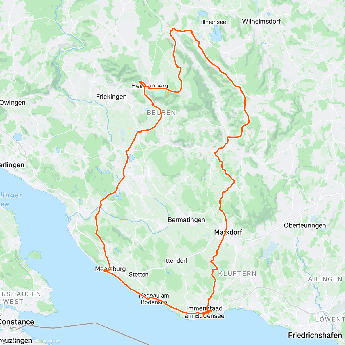 Map of the activity, Grünes Licht
