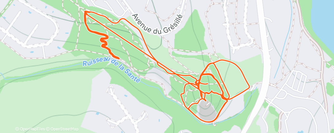 Map of the activity, INTERVALS 🥵