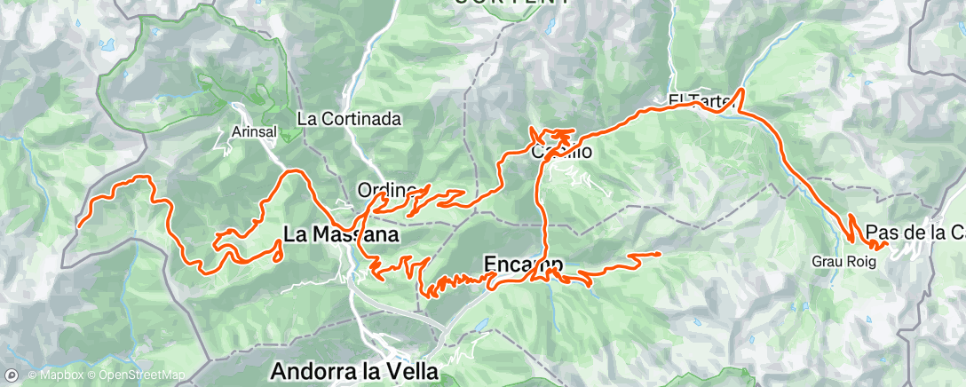Map of the activity, Morning Ride