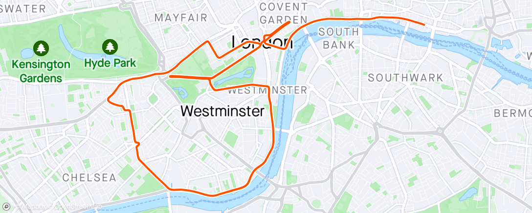 Map of the activity, Zwift - Group Ride: EVO CC Fat Burn/Steady State (2-5 -2.6wkg avg) (C) on Greater London Flat in London