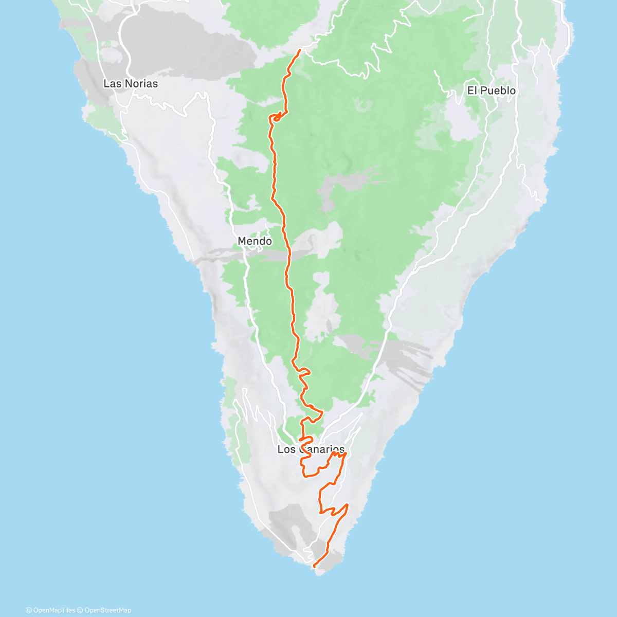 Mapa de la actividad (Down the Volcano with Stan)