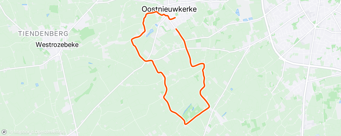 Map of the activity, Ochtendloop