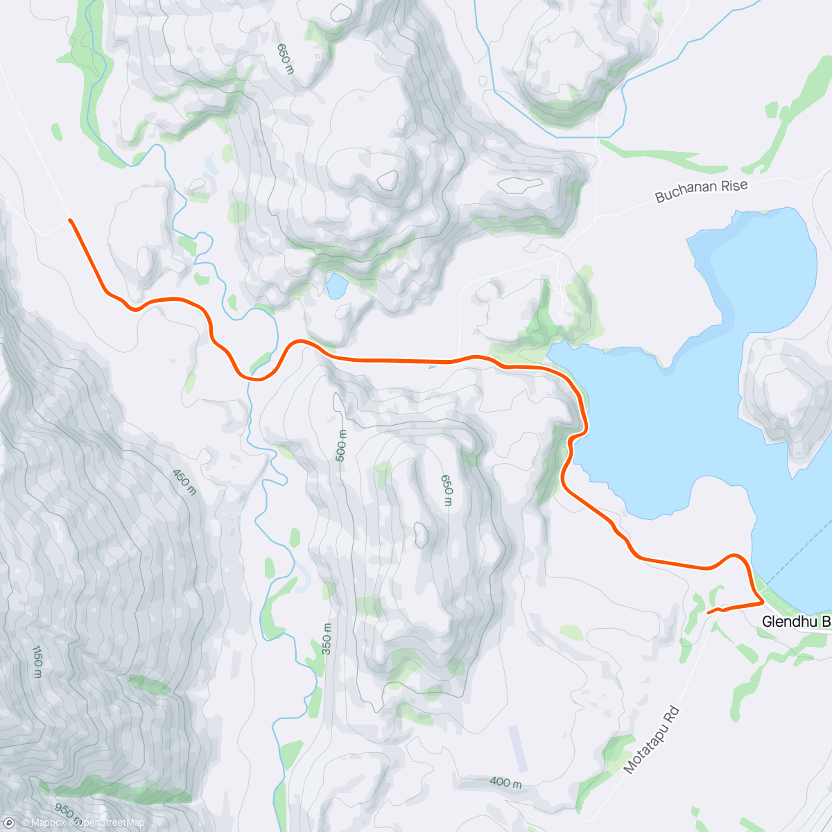 Mapa de la actividad, FulGaz - Glendhu Bay to Treble Cone